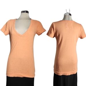 American Eagle Outfitters  Lite  Orange  Short sleeve  T Shirt  Size M